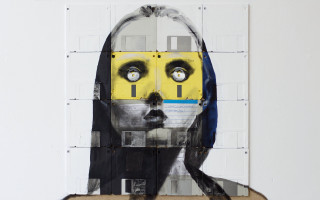 Woman yellow face black hair - a yellow face free wallpaper