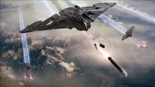 Fighterjets cloudymountains smoke battle jet - a group of fighter jets free wallpaper