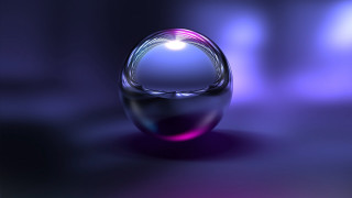 Shiny purple blue raytracing holography - constant permeke free wallpaper for desktop