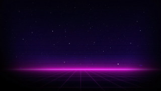Purple sky stars astronaut fireworks - line free wallpaper