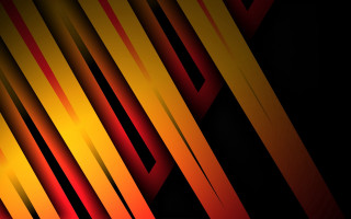 Black orange red yellow stripe - geometric abstract art free wallpaper for desktop
