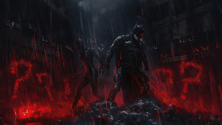 Batman rain man bat red - artstation hq free wallpaper for desktop