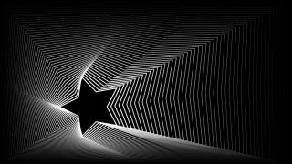 Black white star tunnel opart - jagged line free wallpaper