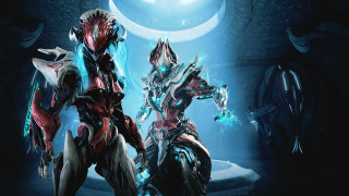 Robots glowing armor moon night - warframe armor free wallpaper for desktop