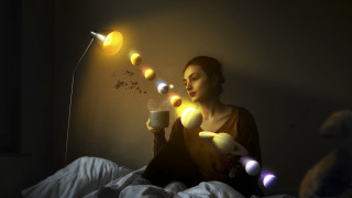 Woman candle light bulb surreal - surreal photography free wallpaper for desktop