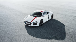 White sports car red stripe 14 - the hood and hood free wallpaper