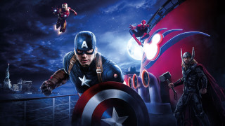 Captain america costume astronaut planet - panfuturism free wallpaper