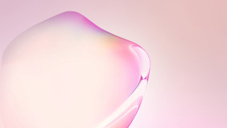 Pink curved gradient beeple shiny - pink background free wallpaper