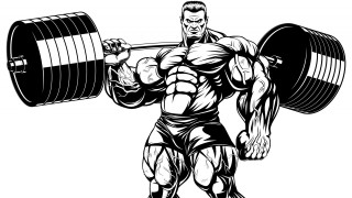Man lifting barbell anthony palumbo - a barbell free wallpaper