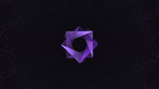 Purple abstract geometric 3d tile - a purple object free wallpaper