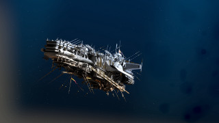 Floating ship debris airspace matte - debris free wallpaper