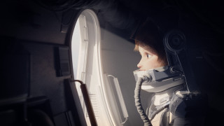 Young boy space suit earth - young free wallpaper for desktop