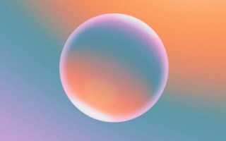 Blurry moon abstract gradient sky - a blurry image free wallpaper