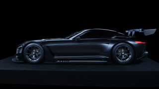 Black sports car hood blade - the hood free wallpaper