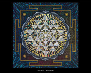 Star of david blue gold - sacred free wallpaper for desktop