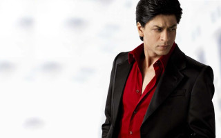 Man red shirt black jacket - his face and shoulder free wallpaper
