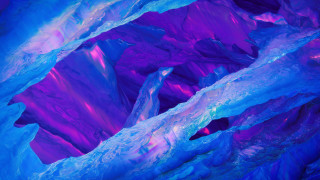 Colorful mountain ice abstract blue - the rock free wallpaper