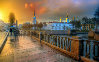 Andrey yefimovich martynov bridge city 2 - the bridge free wallpaper