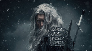 Longhair sword snow falling epic - long hair and a sword free wallpaper