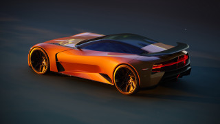 3d car photorealism yellow stripe - the side of the car free wallpaper