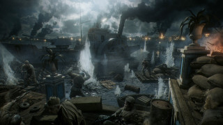 Factory smoke man gun city - amano free wallpaper for desktop