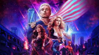 City skyline poster astronaut fireworks - promotional free wallpaper for desktop