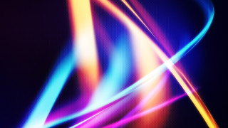 Colorful abstract curved design hologram - stripe free wallpaper for desktop