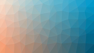 Blue orange lowpoly triangle pattern - diagonal free wallpaper for desktop