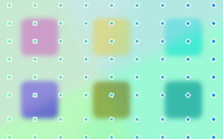 Colorful squares green background geometric - chromatic aberration free wallpaper