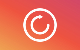 White arrow circle pink orange - altermodern free wallpaper