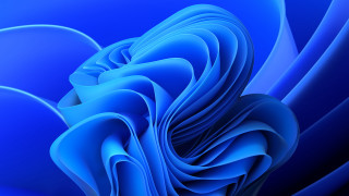 Blue abstract wavy curves ambient - a blue abstract background free wallpaper