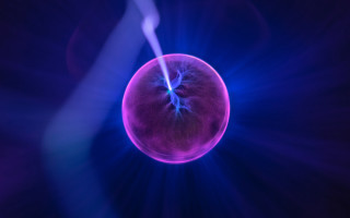 Purple plasma mandelbrot moon sky - plasma free wallpaper