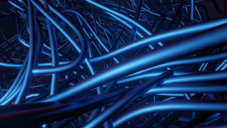 Wires bamboo forest night bridge - visible free wallpaper