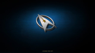Star trek logo blue background 4 - a star trek logo free wallpaper