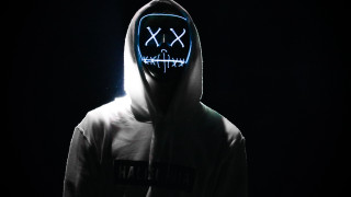 Mask blue light hoodie holography - a mask free wallpaper