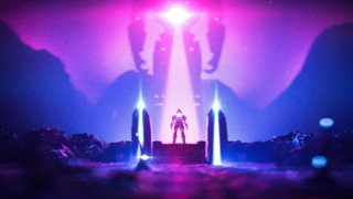 Man stage bright light hands - a bright light in the background free wallpaper