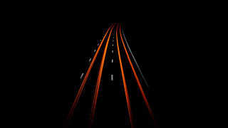 Traintrack darkbackground redlight orange lines - straight free wallpaper for desktop