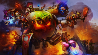 Cartoon characters battle mecha flame - a battle free wallpaper