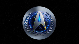 Star trek emblem black background - elite free wallpaper