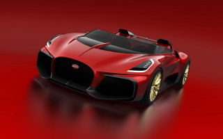 Red sports car reflection digital - panfuturism free wallpaper