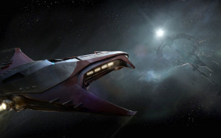 Space ship space station aurora - the air next free wallpaper