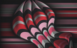 Red black abstract opart vibrant - op art free wallpaper for desktop