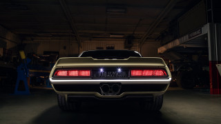 Car garage taillight mechanic toolbox - retrofuturism free wallpaper