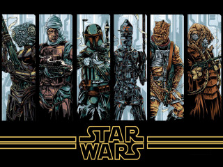 Star wars characters group bars - the character free wallpaper for desktop