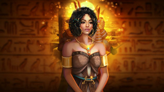 Egyptian fantasy woman jewelry headpiece - fantasy character portrait free wallpaper