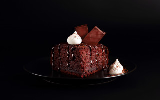 Cake chocolate icing white decorations - charles roka free wallpaper