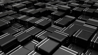 Black white identical objects room - a large group free wallpaper for desktop