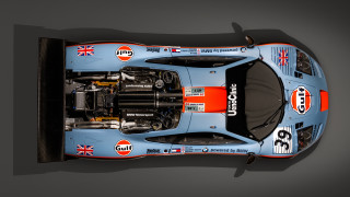 Blue race car british flag - a british flag free wallpaper