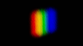 Rainbow light hologram earth fire - chromatic aberration free wallpaper