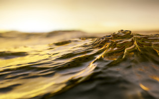 Wave sky sun ocean beach - a yellow sky in the background free wallpaper